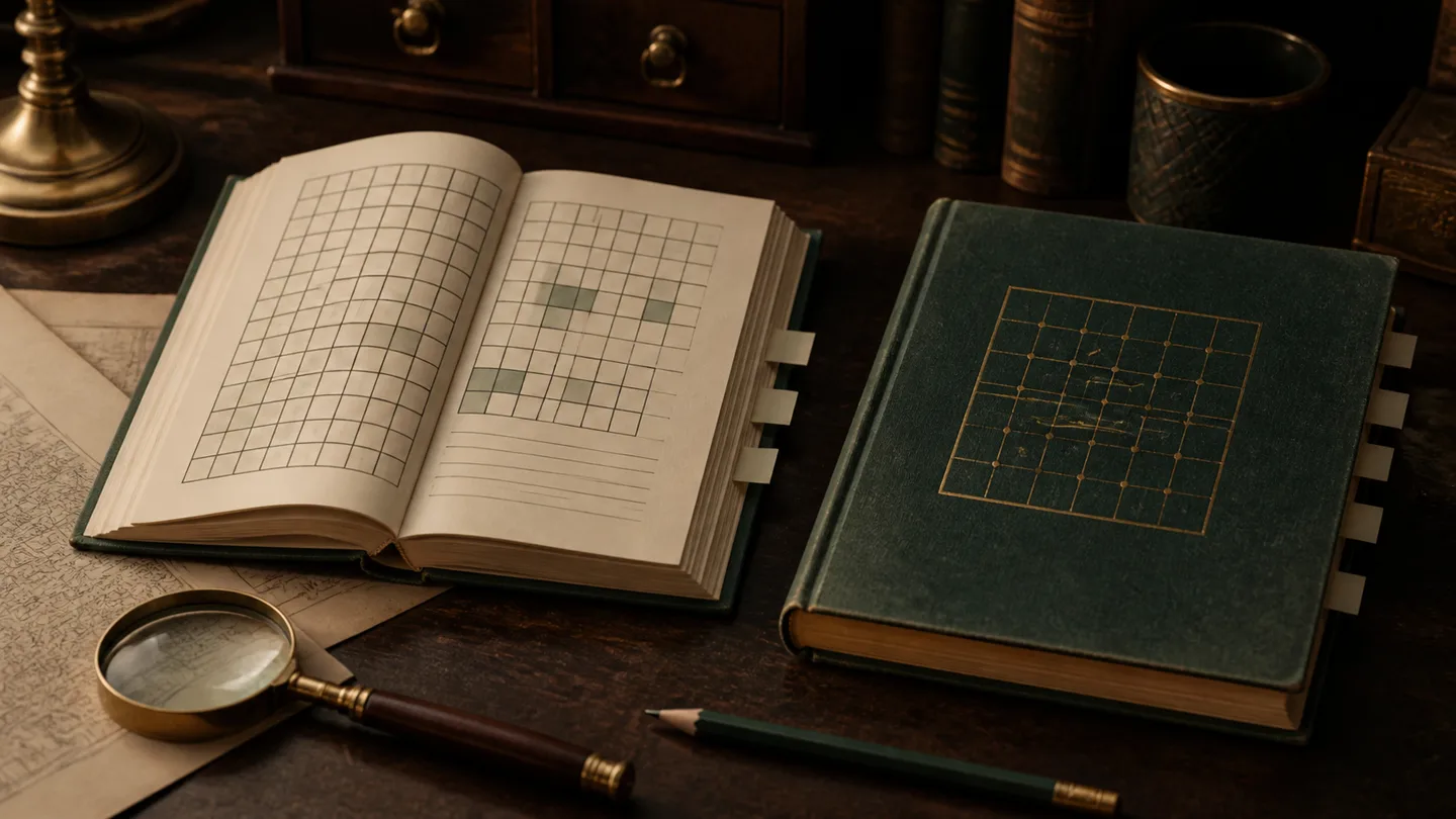 Dos libros de juegos de lógica